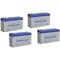 Power-Sonic PS-1290F2 12V 9Ah F2 AGM Rechargeable Batteries, 4PK PS-1290 F2 - alternate 1