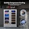 Yeego 24 in.Dual Zone 20-Bottles Wine and 60-Cans Beverage Cooler YG-WF24-23 - alternate 7