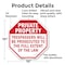 Signmission Private Property Trespassers Will B, 10 Inch X 10 Inch, Aluminum Metal Signs OC-A-10-144 - alternate 6