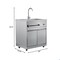Koolmore Wood fire Pizza Oven, Corner Cabinet, Fridge and Cabinet, Sink, Side Burner, BBQ Grill and Cabinet KM-OKSKIT-CONFIG106 - alternate 8