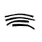 Ventshade Rainguards, Aerodynamic Design, Tape-On, Smoke, Acrylic, Set Of 4 94236 - alternate 1