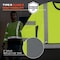 Ergodyne M Lime Class 3 Hi-Vis Long Sleeve Shirt Black Bottom 8369BK - alternate 7