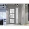 Vdomdoors Front Exterior Prehung FiberGlass Door Frosted Glass / Manux 8552 Grey Ash / Sidelight Exterior Win MANUX8552EXD-SS-W36+12 x H80-Right-hand Inswing - alternate 6