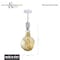 Bulbrite 4WLED JEWEL NATURAL SHAPED GRAND, 2200K FILAMENT W/ WHITE MARBLE PENDANT, WHITE STRING 810177 - alternate 13
