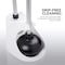 Neiko Toilet Plunger with Holder for Brush and Bathroom Plunger Set, Aluminum Handle, White Plunger Caddy 60167A - alternate 5