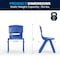 Flash Furniture Rectangle Activity Table, Plastic, Steel, Grey YU-YCY-060-0036-RECT-TBL-BLUE-GG - alternate 10