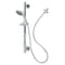 Kingston Brass Shower System with Slide/Grab Bar and Hand Shower, Chrome KAK2521D - alternate 1