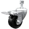 Service Caster 3 Inch SS Soft Rubber 1/2 Inch Threaded Stem Caster with Total Lock Brake SCC SCC-SSTSTTL20S314-SRS-121315 - alternate 1