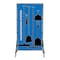 5S Supplies Housekeeping Shadow Board Broom Station V8, Blue, Kit + Stand HSB-V8-BLUE-KIT-STAND - alternate 1