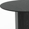 Homeroots 52" Black Solid Wood Pedestal Base Round Top Dining Table 721051 - alternate 7