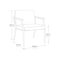 Office Star Products Healthcare Bariatric Patient Big & Tall Chair, Twilight Sky BC9602-K009 - alternate 4