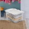 Sterilite 48 Qt. Clear Hinged Lid Storage Tote 19148006 - alternate 11
