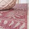 Jonathan Y Nevis Palm Frond Fuchsia/Light Gray 2 ft. x 10 ft. Indoor/Outdoor Runner Rug SMB119F-210 - alternate 7