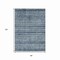 Homeroots 8' X 10' Blue And Gray Oriental Washable Indoor Outdoor Area Rug 616337 - alternate 9