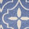 Homeroots 8' X 10' Blue And Ivory Geometric Indoor Outdoor Area Rug 573065 - alternate 9