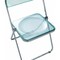 Leisuremod Lawrence Acrylic Folding Chair with Metal Frame, Jade Green, 4PK LF19G4 - alternate 10