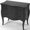 Homeroots Black 2 Drawer Chest 389781 - alternate 6