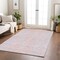 Homeroots 3' X 5' Pink And Gray Animal Print Washable Indoor Outdoor Area Rug 600696 - alternate 9