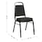 Flash Furniture HERCULES Series Trapezoidal Back Stacking Banquet Chair w/Black Fabric and 2.5in. Thick Seat, Black FD-BHF-1-BK-BK-GG - alternate 7