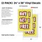 Signmission Buy Get Free, Vinyl Decals Only 24 Inch x 36 Inch, Vinyl Decal, 2PK DSB-2436-2PACK-Buy 1 Get 1 Free - alternate 2
