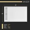 Anzzi 76'' x 57-60'' Frameless Sliding Glass Shower Door in Polished Chrome with Left Drain Shower Base SD-5902305L-CH - alternate 11