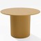 Homeroots 46" Brown Solid Wood Pedestal Base Round Top Dining Table 720971 - alternate 1