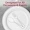 Smarty Had A Party Clear Mini Plastic Disposable Tasting Forks (960 Forks), 960PK 780-CL-CASE - alternate 11