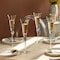 Dinewares 4 Piece Elegant Crystal Set Wedding Champagne Glasses with Diamond Rhinestone Accents and a QI004759.SI.4 - alternate 8