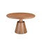 Homeroots 48" Natural Wood Pedestal Base Round Top Dining Table 565244 - alternate 1