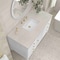 James Martin Vanities Myrrin 48" Single Vanity, Bright White, w/ 3 CM Siberian Silestone Top 485-V48-BW-3SFR - alternate 9