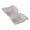 Empress Earth Hinged Container Mineral Filled PP 6 in x 6 in x 3 in Natural, 300PK EPPHL-66 - alternate 3
