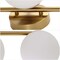 Jonathan Y Nash 23 in. 3-Light Mid-Century Modern Metal and Frosted Glass Globe LED Vanity Light, Brass Gold JYL9568A - alternate 10