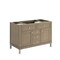 James Martin Vanities Vanity, without top, Walnut Whisper, 47.88 in W x 23.25 in D,  503-V48-M-WLW - alternate 1