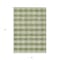 Homeroots 3' X 5' Green And Light Green Plaid Washable Indoor Outdoor Area Rug 595475 - alternate 9