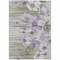 Homeroots 5' X 8' Purple And Lavender Floral Washable Indoor Outdoor Area Rug 582765 - alternate 7