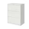 Hirsh 30 in W 3 Drawer Lateral File Cabinet, White, A4/Legal/Letter 23697 - alternate 4