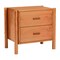 Homeroots 22" Brown Solid Wood Pedestal End Table With Two Drawers 668519 - alternate 7