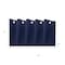 Homeroots 72" Navy Blue Vinyl Shower Curtain Liner 548974 - alternate 5