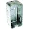 Raco Handy Box, 1 -Gang, 10 -Knockout, 1/2 in Knockout, Steel, Gray, Surface Mounting 8660 - alternate 6