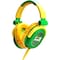 Idance Full-range headphones designed for DJs w/Swivel cup & neodymium magnet & removable cord GREEN & YEL FDJ300 - alternate 1