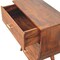 Homeroots 29" Brown Solid Wood Two Drawer Nightstand 719627 - alternate 10