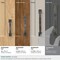 Amerock Candler 6-5/16 inch 160mm Center-to-Center Gunmetal Cabinet Pull 2000716 - alternate 4