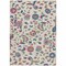 Homeroots 10' X 14' Linen Pink And Denim Blue Floral Washable Indoor Outdoor Area Rug 597829 - alternate 9