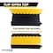 Kable Kontrol Cable Ramp, 2.95 in H, 35.43 in L, 19.685 in W, 3 Channel, Polyurethane/Rubber, Black, Yellow CP9986 - alternate 4