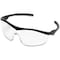 Mcr Safety ST1, Safety Glasses, Anti-Scratch, Clear Lens, Black Frame, Half Frame ST110 - alternate 1