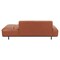 Homeroots 79" Brown Faux Leather Sofa With Black Legs 396461 - alternate 9