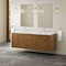 James Martin Vanities Laurent 72" Double Vanity, Honey Oak w/ 3 CM White Zeus Silestone Top 545-V72-HNO-3WZ - alternate 9