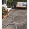 Homeroots 5' X 8' Chocolate And Beige Faux Bois Washable Indoor Outdoor Area Rug 613134 - alternate 1