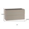 Homeroots 36" Light Brown Wood Freestanding Bathroom Vanity With White Sink And Two Drawers 627485 - alternate 4
