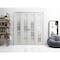 Sartodoors Sliding Closet Double Bi-fold Doors Grey Solid Core Modern Interior QUADRO4002DBF-OAK-96 x 80 (4* 24x80) - alternate 5